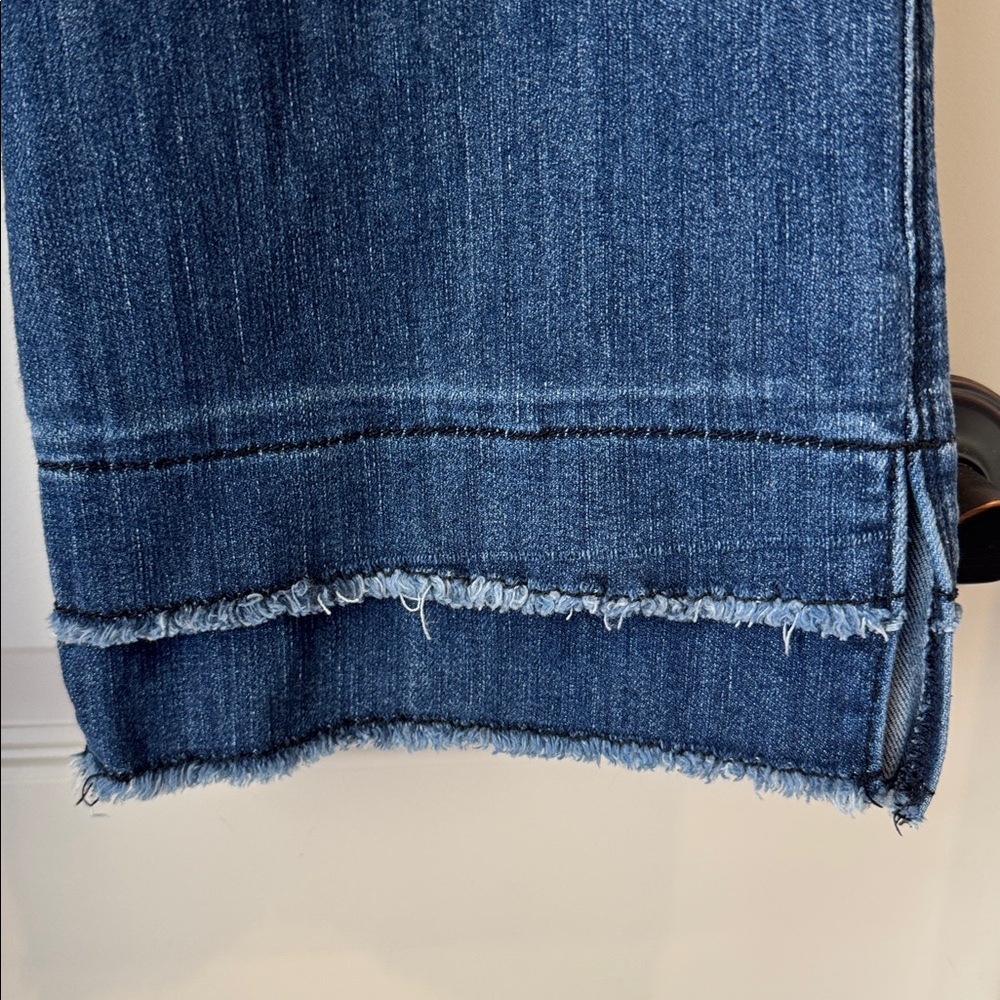 Democracy wide leg Women's Blue Jeans - Picture 4 of 7